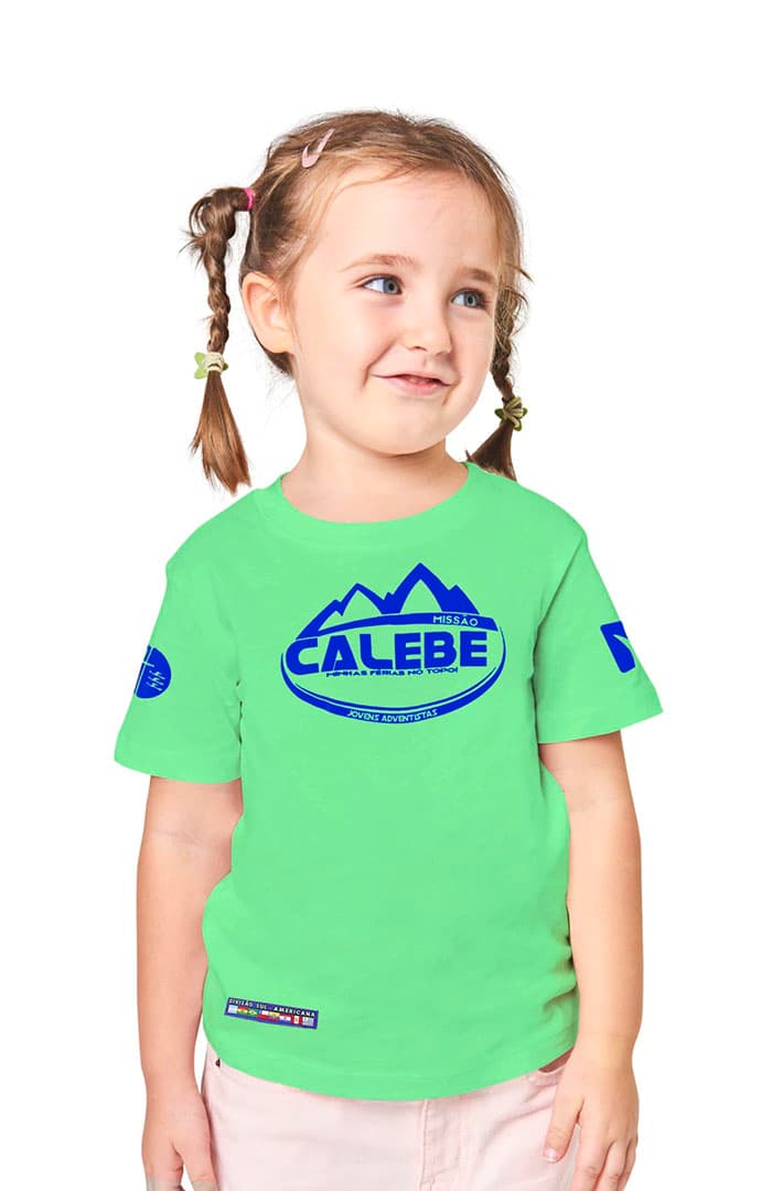 Camiseta Oficial Infantil Calebe 2026 Unissex